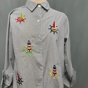 Breckenridge Embroidered Nautical Shirt